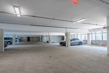 Large parking area